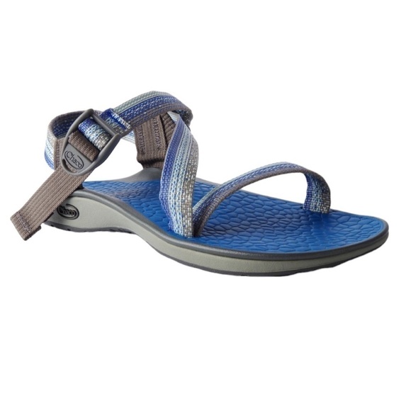 Chaco Blue And Gray Sandals - Picture 1 of 9